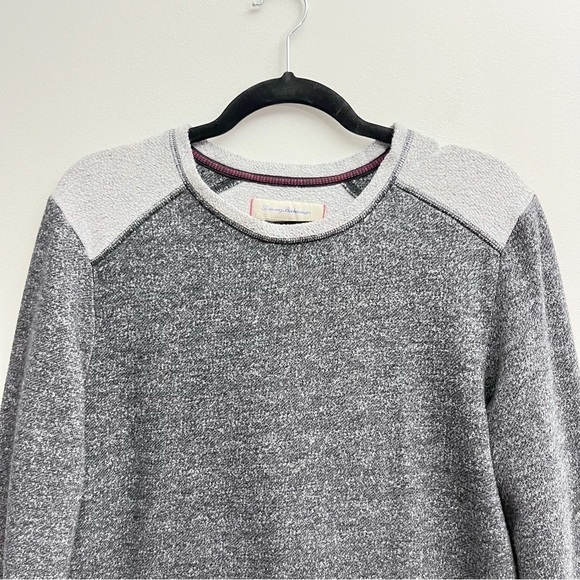 Tommy Bahama Men’s Marlin Grey Fleece Pullover Crewneck Sweater Size Medium - Picture 4 of 11
